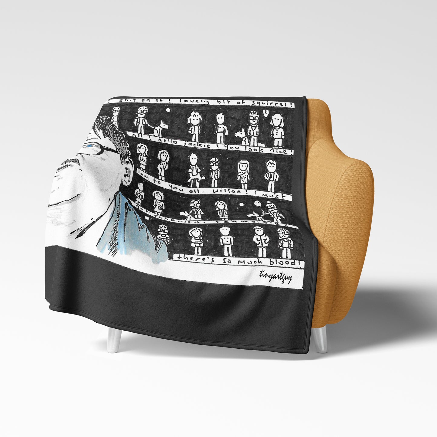 Friday Night Jim Fleece Blanket