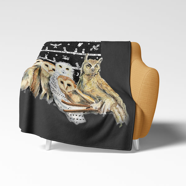 Owls Fleece Blanket