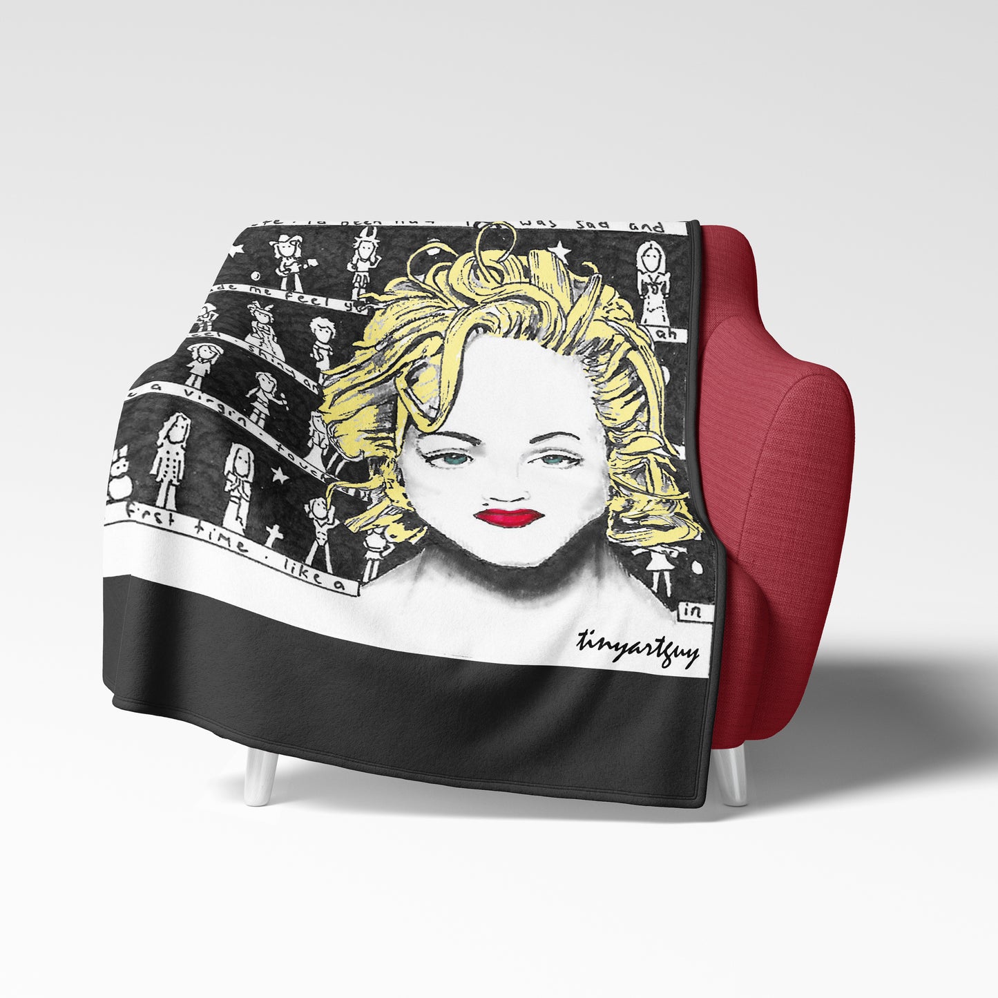 Madonna Fleece Blanket