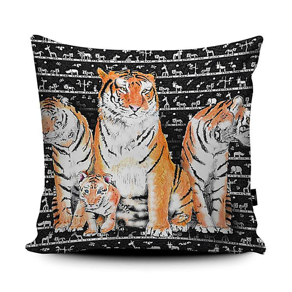 Tiger Cushion - The Tiny Art Co