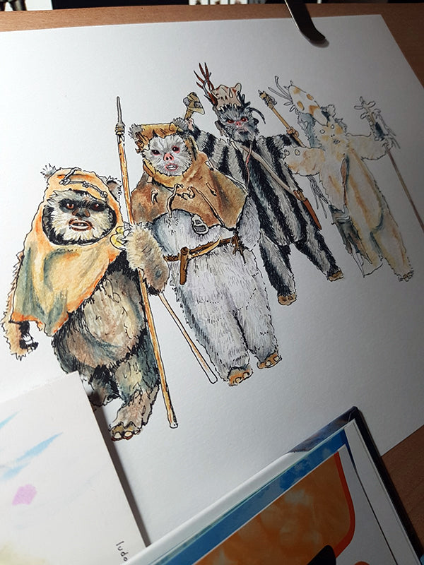 Ewok Fleece Blanket