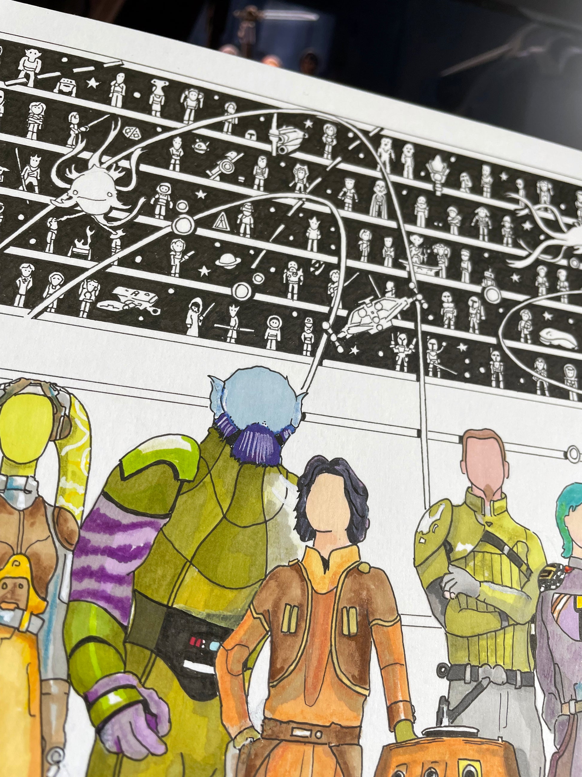 Rebels Fine Art Print - The Tiny Art Co