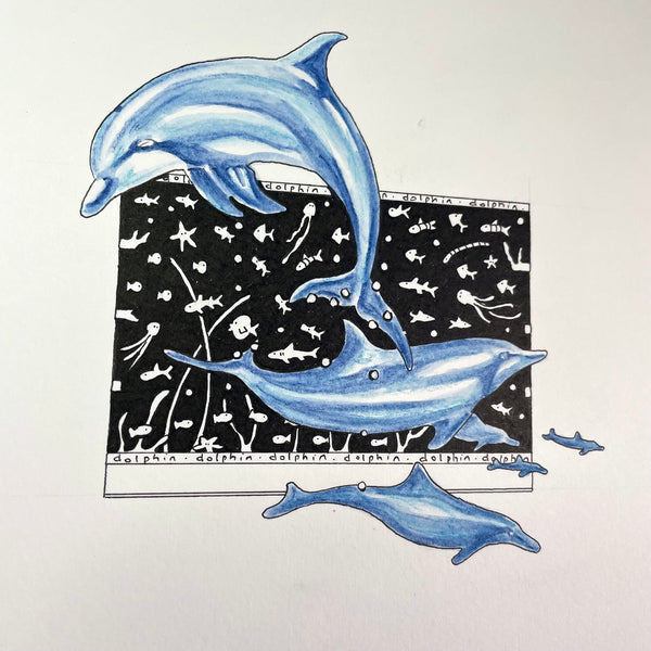 Dolphin Original Art