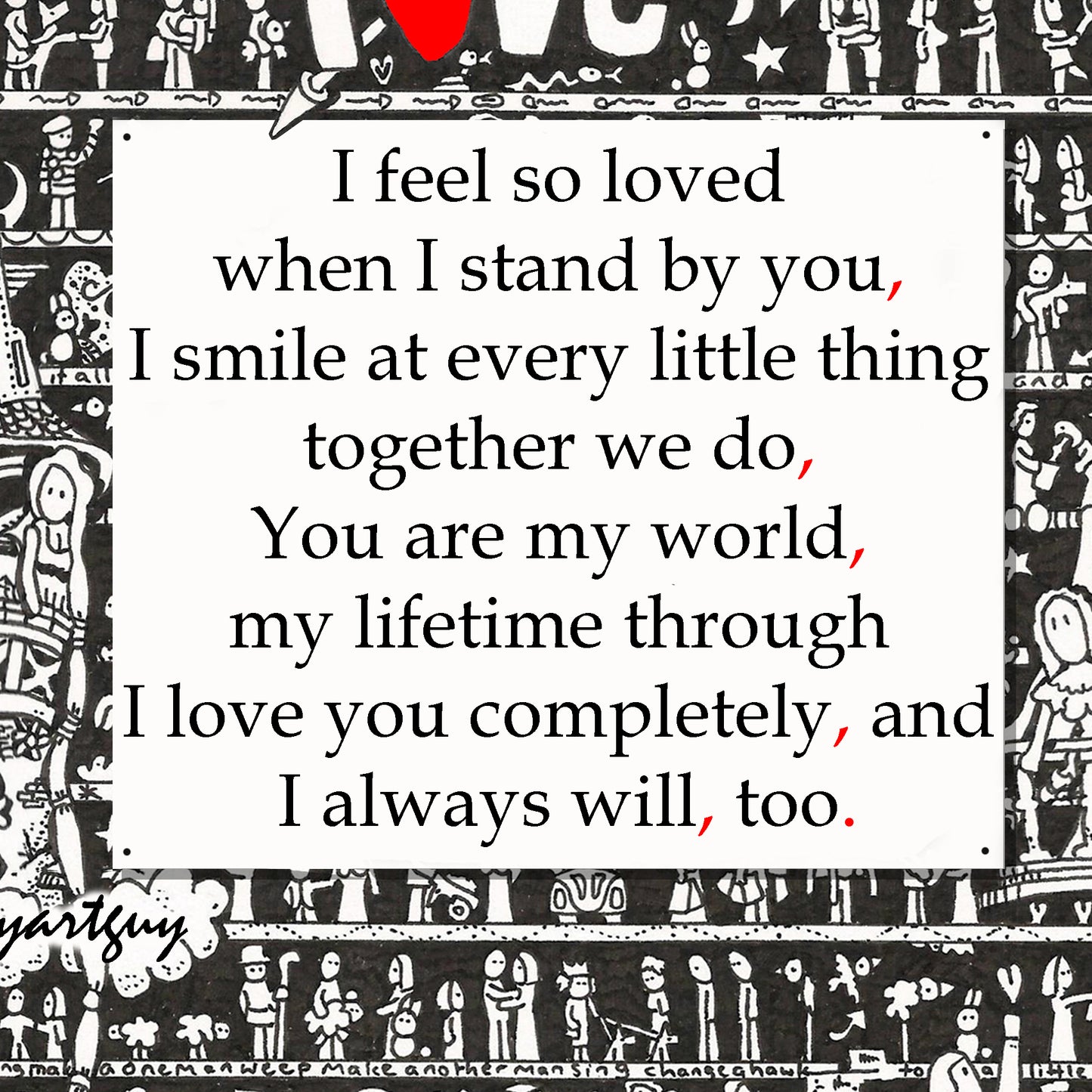 Love Poem Fleece Blanket