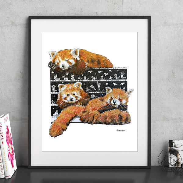 Red Pandas Fine Art Print