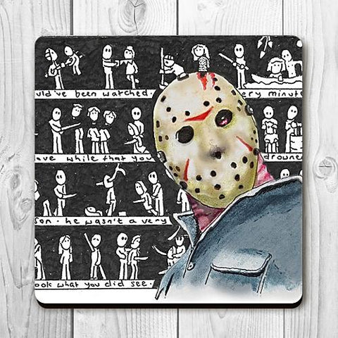 Horror Jason Coaster