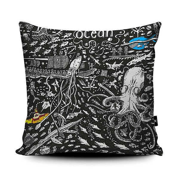 Ocean Cushion - The Tiny Art Co