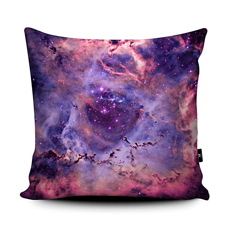 Space Cushion - Pink Nebula Rosette - The Tiny Art Co