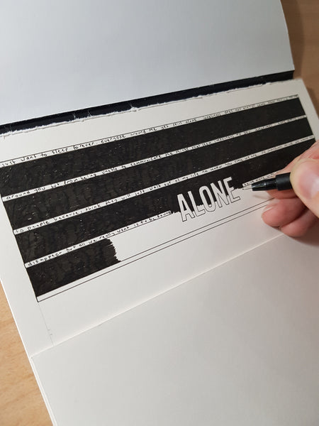 Alone Art Print - The Tiny Art Co