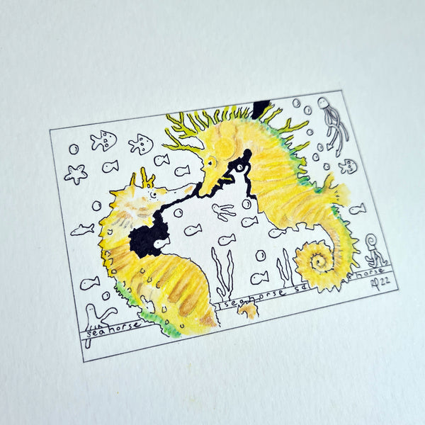 Seahorse ACEO Print