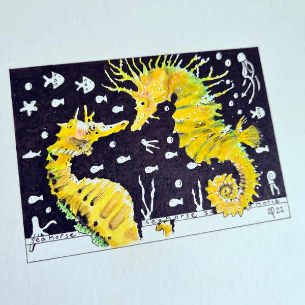 Seahorse ACEO Print