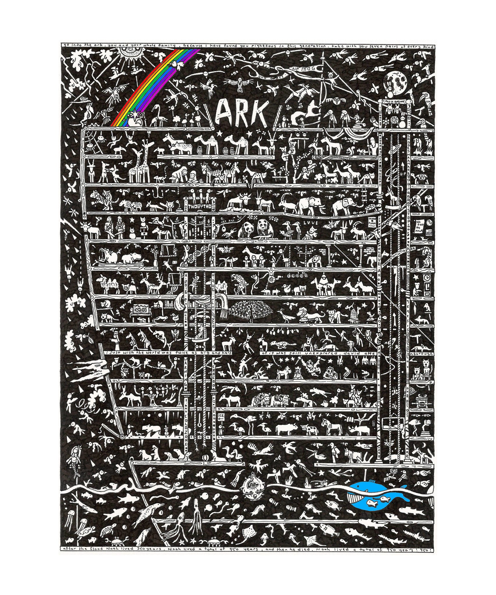 Ark Art Print - The Tiny Art Co