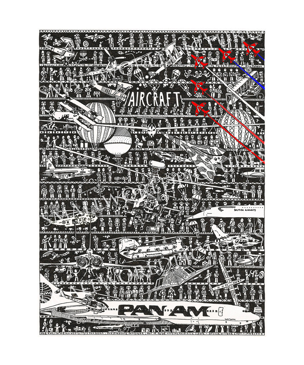 Aircraft Fine Art Print - The Tiny Art Co
