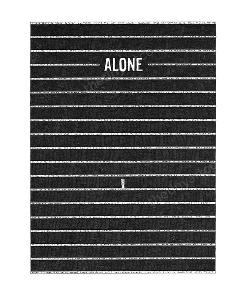 Alone Art Print - The Tiny Art Co