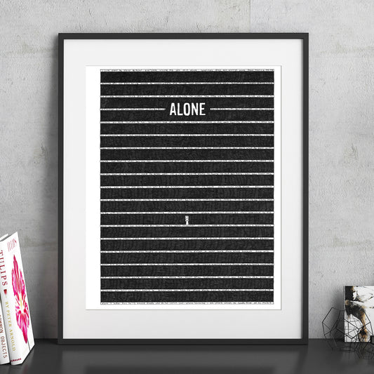 Alone Fine Art Print - The Tiny Art Co