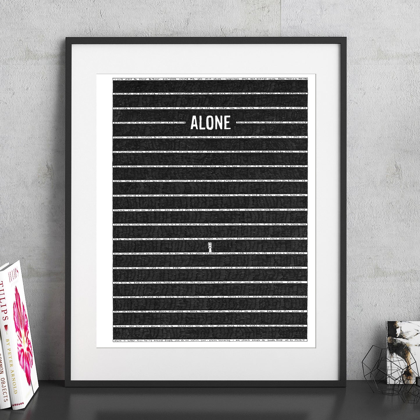 Alone Fine Art Print - The Tiny Art Co