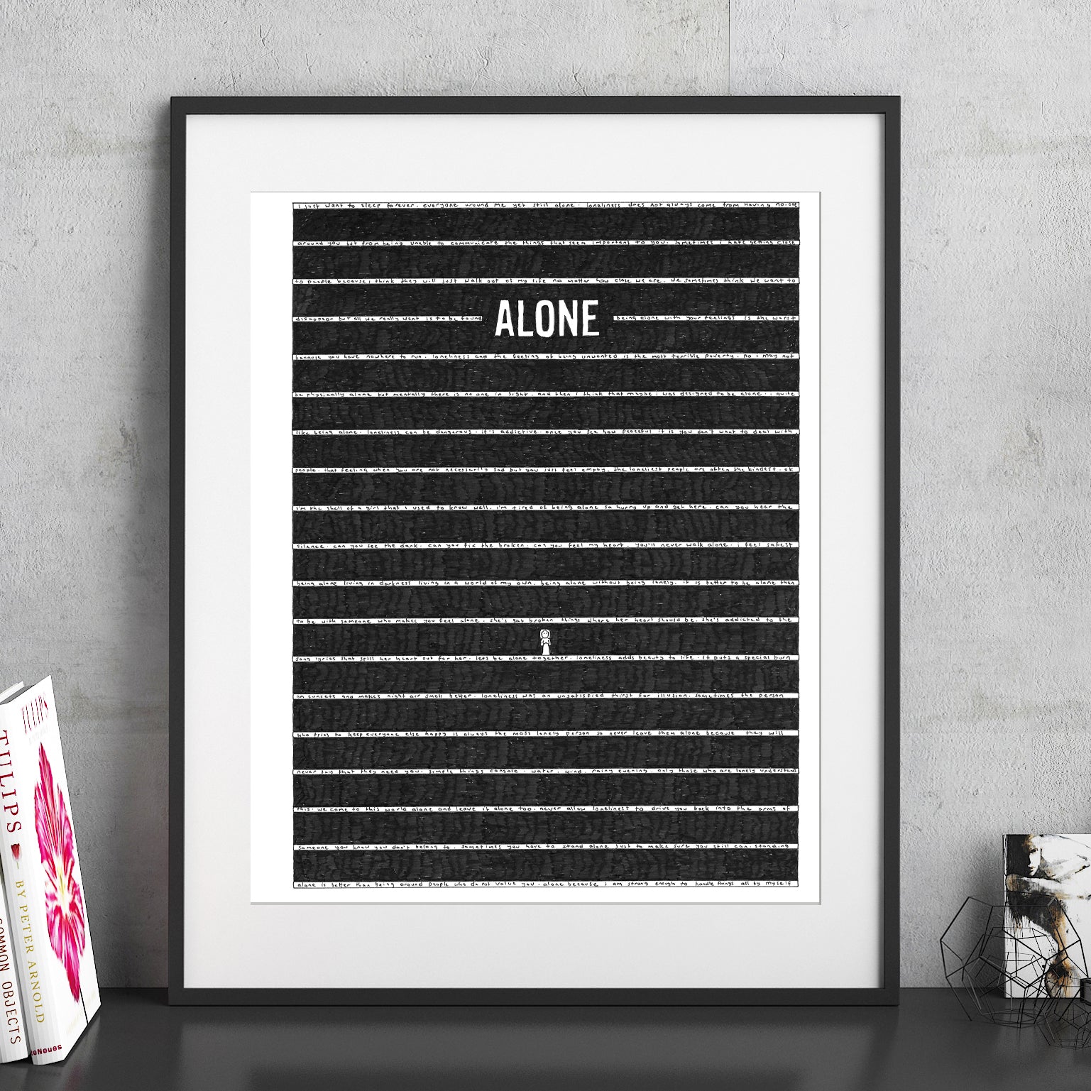 Alone Fine Art Print - The Tiny Art Co