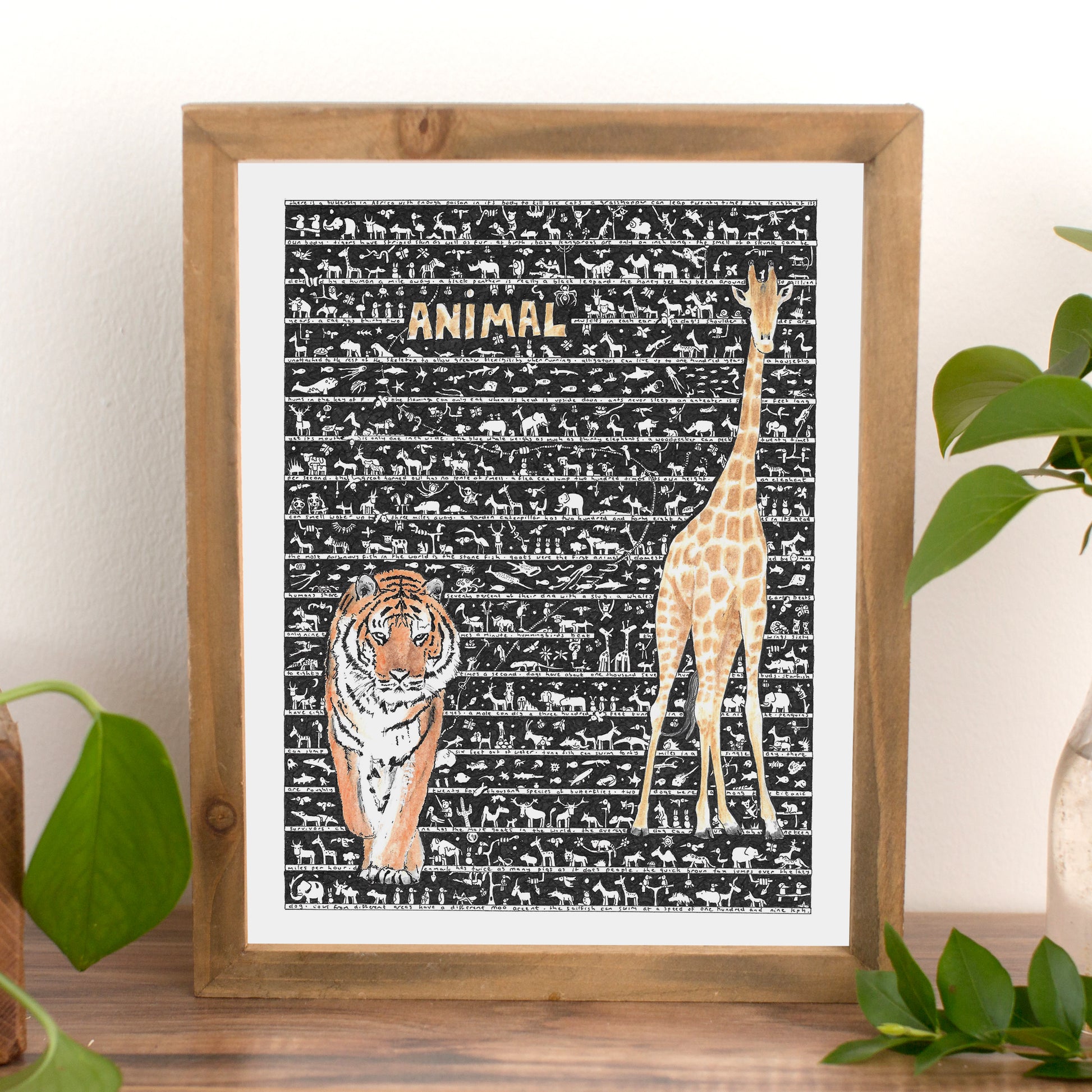 Animal Fine Art Print - The Tiny Art Co