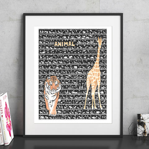 Animal Fine Art Print - The Tiny Art Co