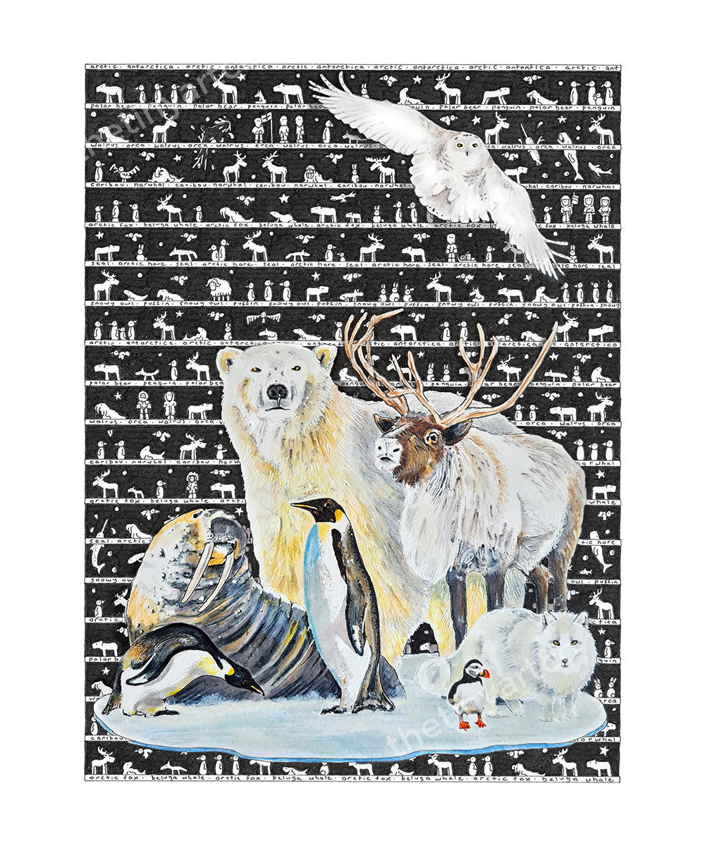 Arctic Antarctica Fine Art Print - The Tiny Art Co