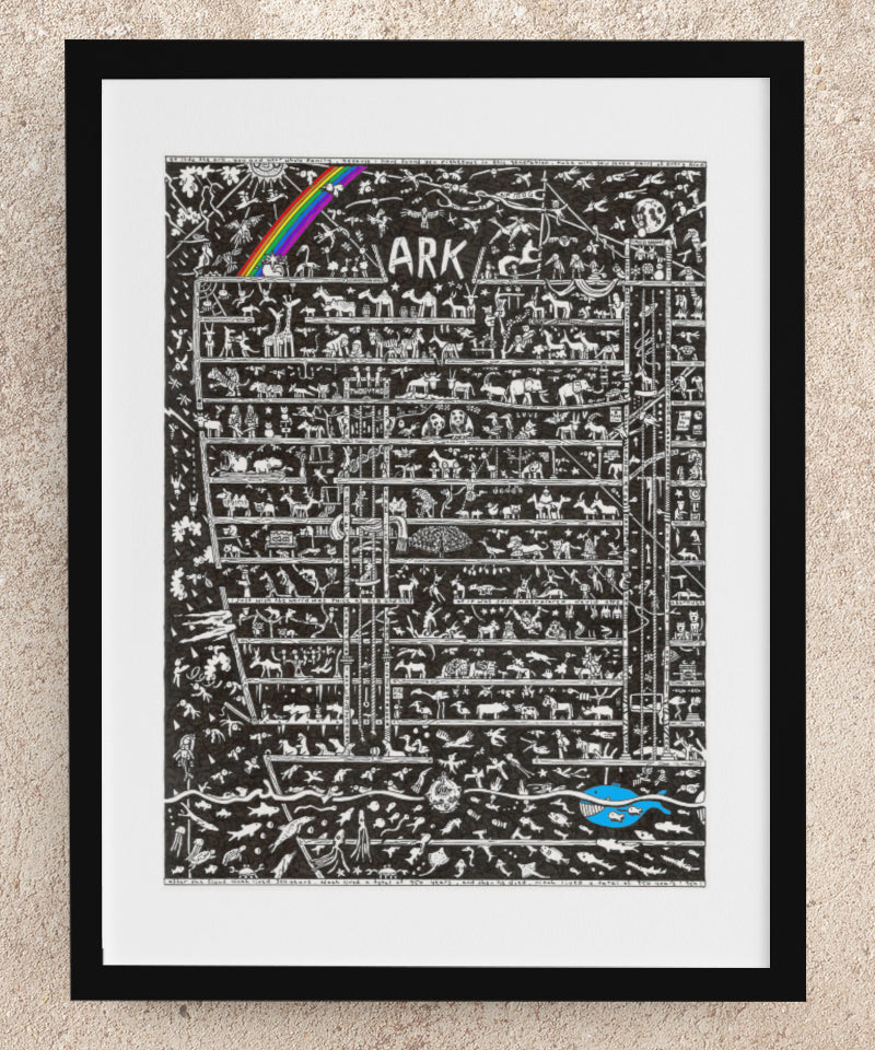 Noahs Ark Fine Art Print - The Tiny Art Co