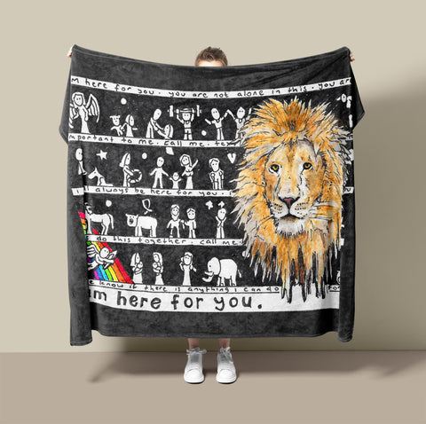 Best Friends Fleece Blanket - The Tiny Art Co