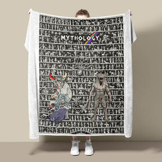 Mythology Fleece Blanket - The Tiny Art Co
