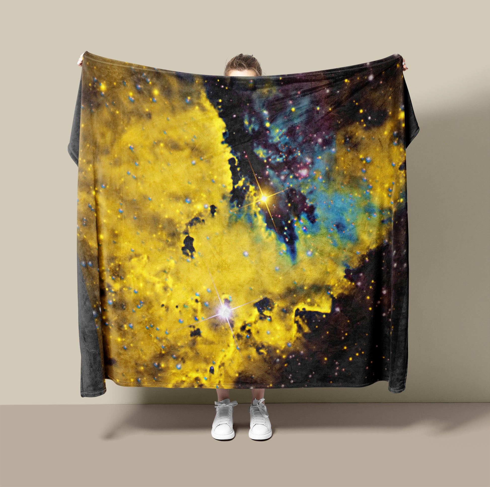 Space Blanket - Pacman Nebula - The Tiny Art Co