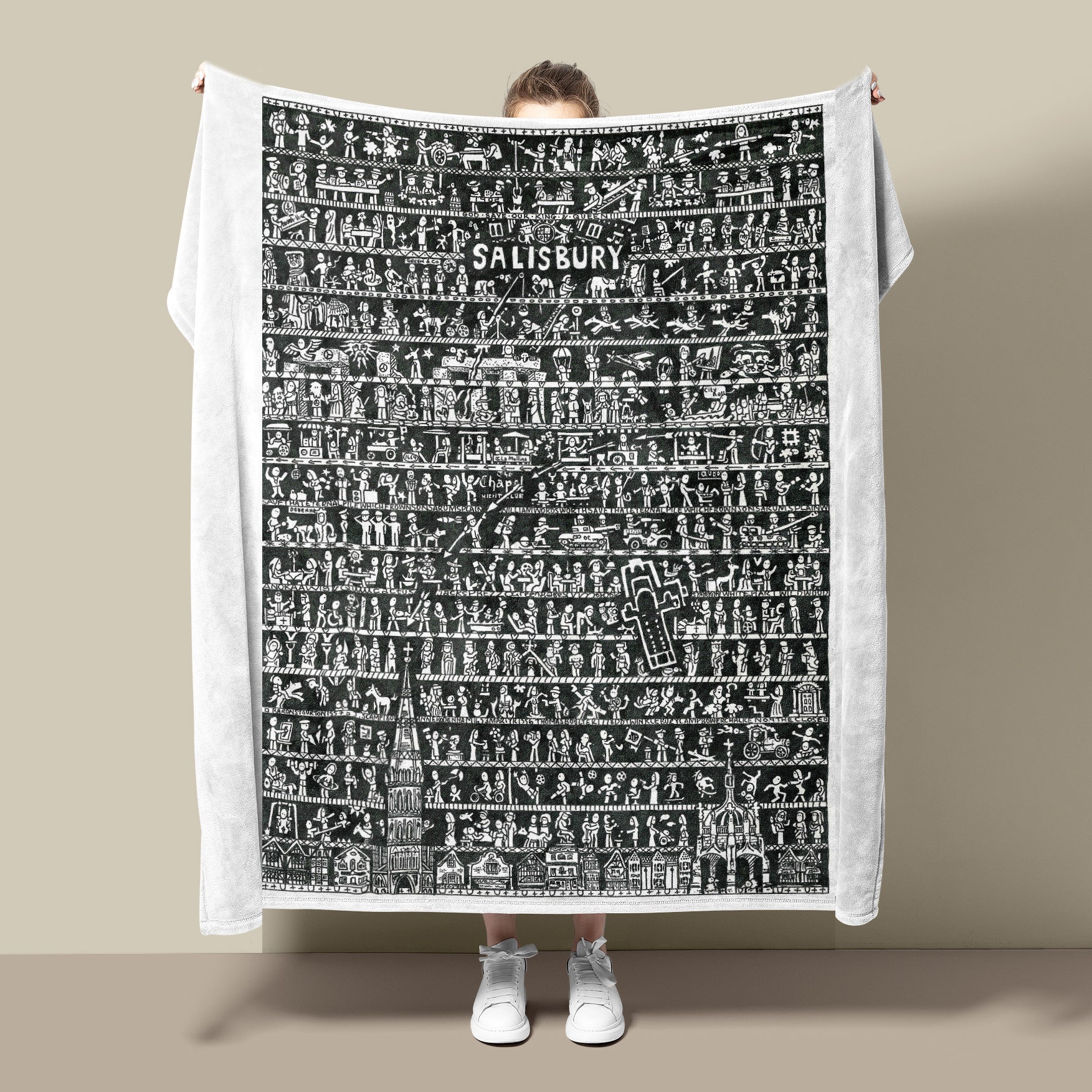Salisbury Fleece Blanket - The Tiny Art Co