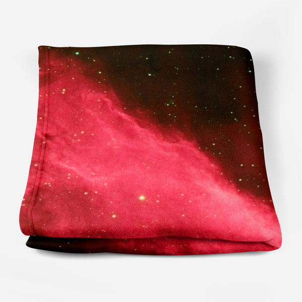 Space Blanket - Red California Nebula - The Tiny Art Co