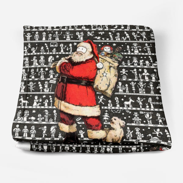 Christmas Fleece Blanket - The Tiny Art Co