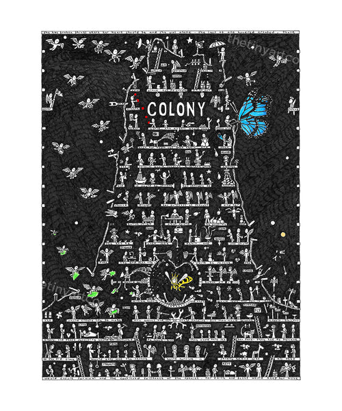 Colony Art Print - The Tiny Art Co