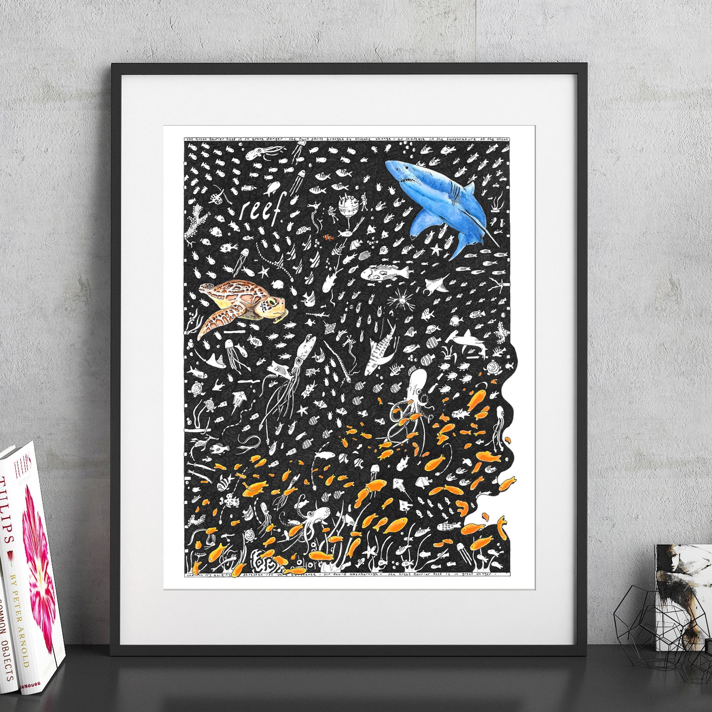 Coral Reef Fine Art Print - The Tiny Art Co