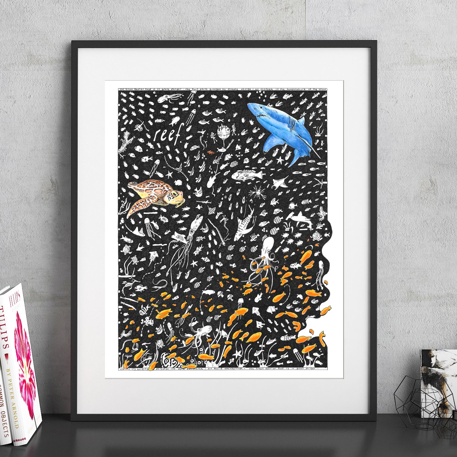 Coral Reef Fine Art Print - The Tiny Art Co