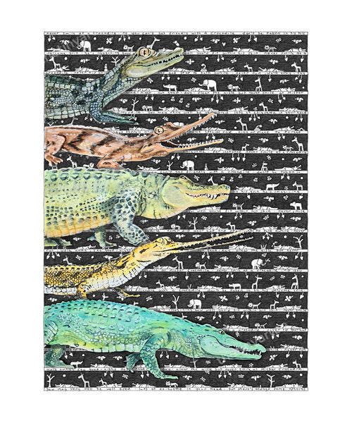 Crocodile Fine Art Print