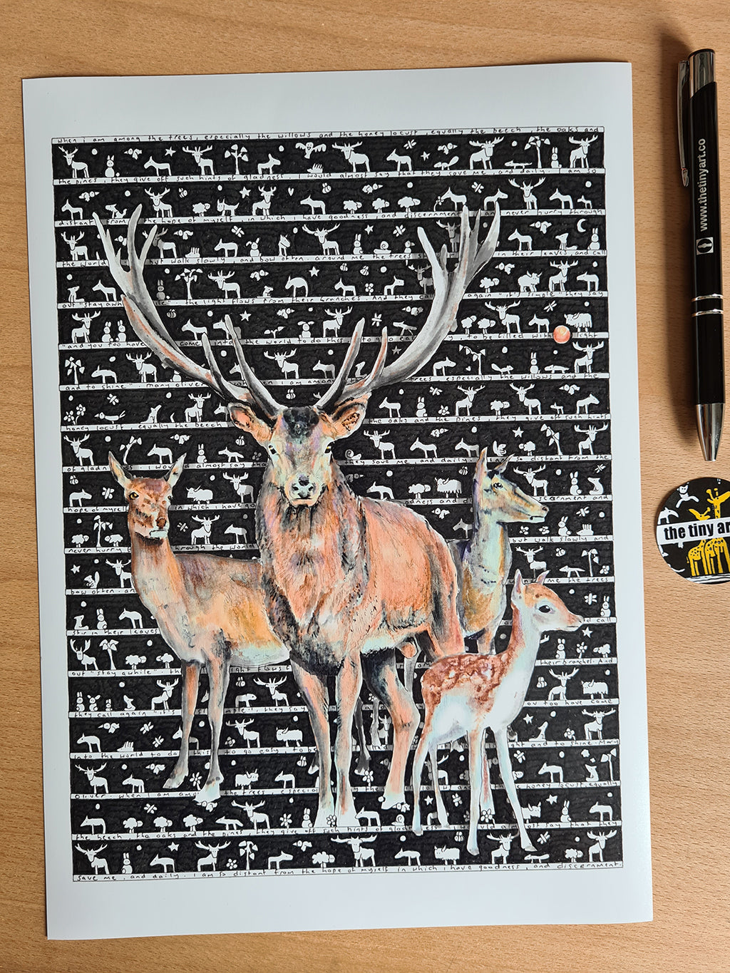 Stag Standard Print – Tiny Art Guy