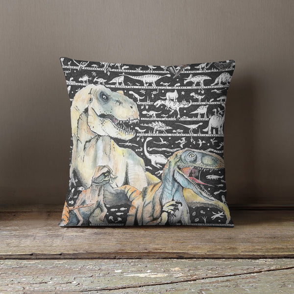 Dinosaur Cushion - The Tiny Art Co