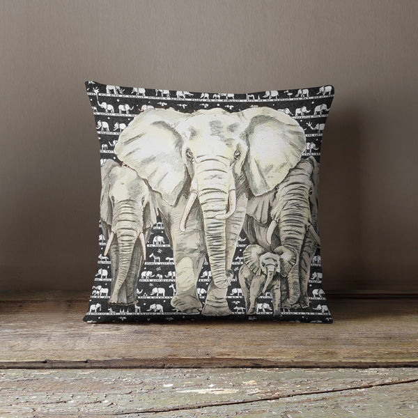 Elephant Cushion - The Tiny Art Co