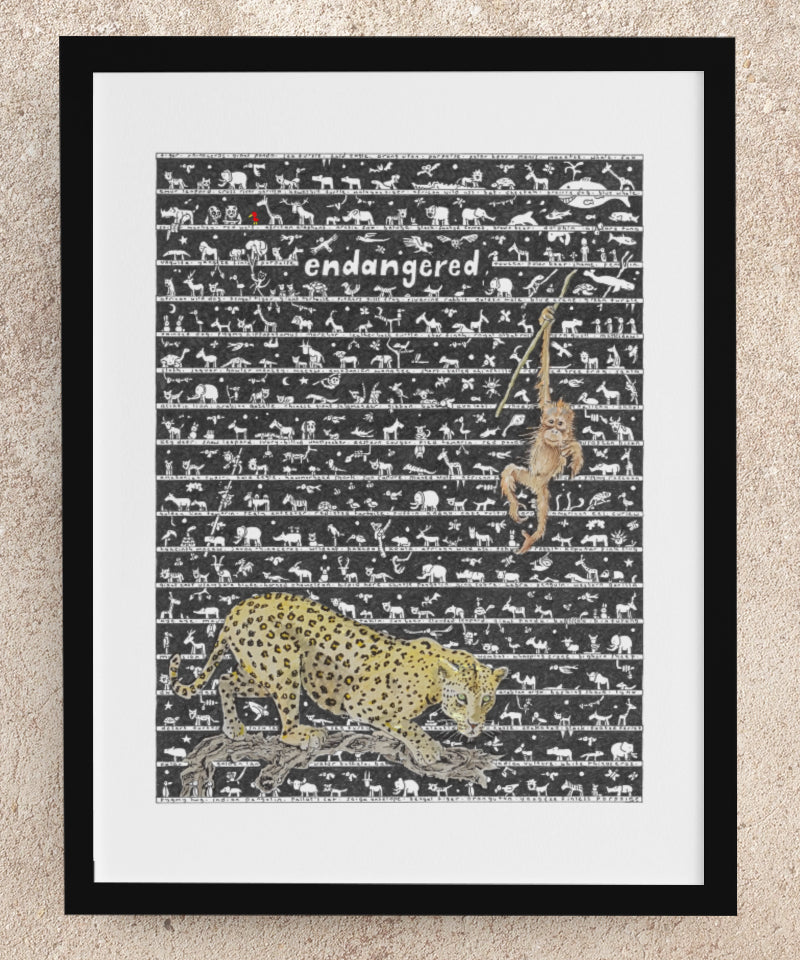 Endangered Fine Art Print - The Tiny Art Co