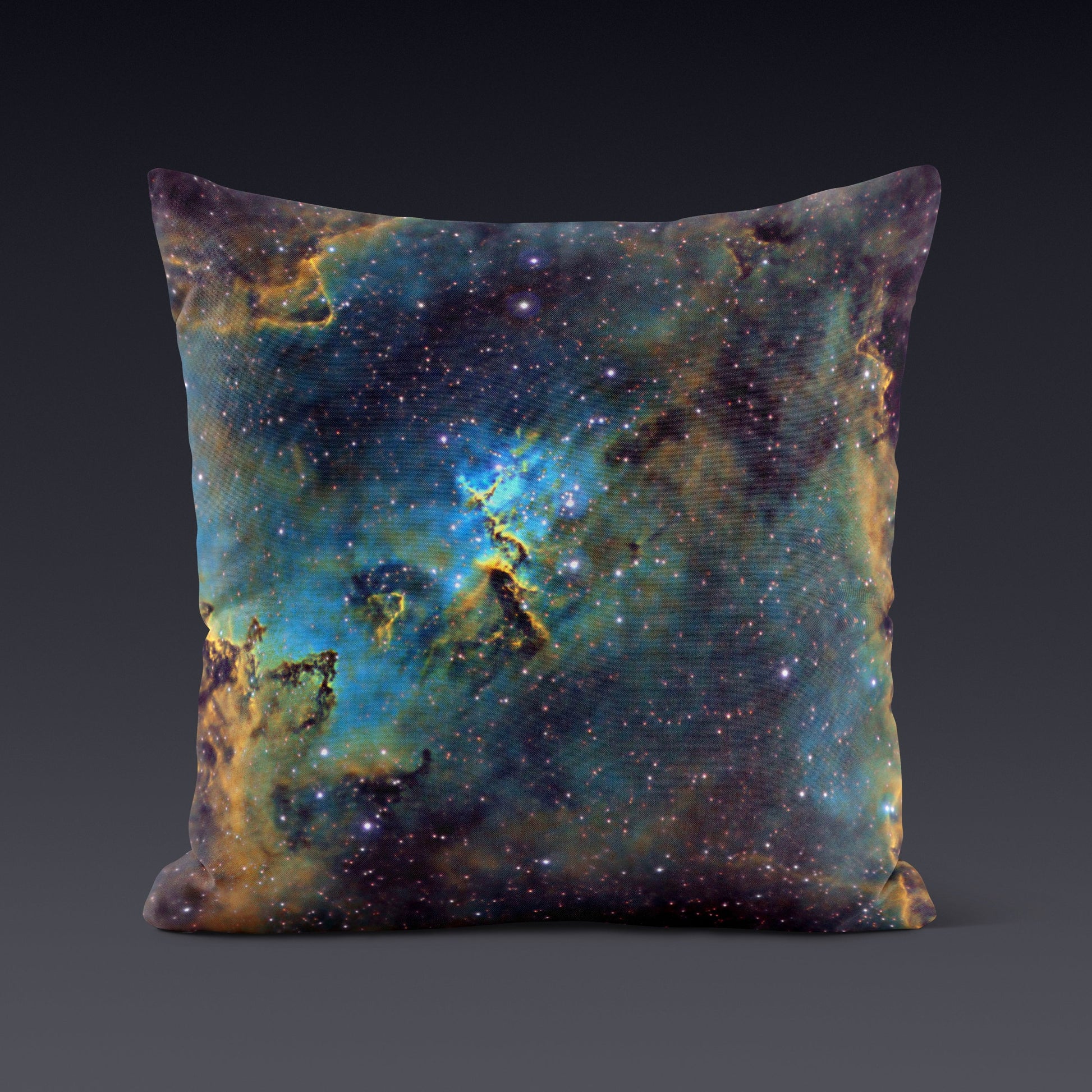 Space Cushion - Blue Heart - The Tiny Art Co