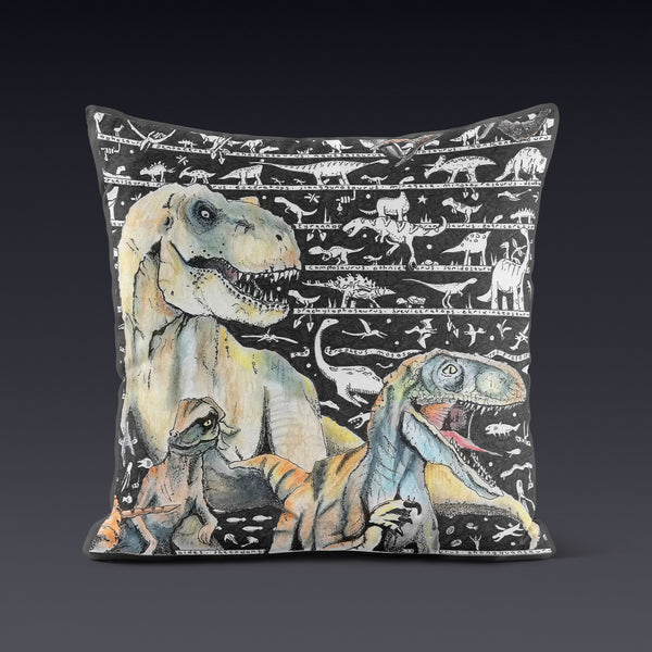 Dinosaur Cushion - The Tiny Art Co