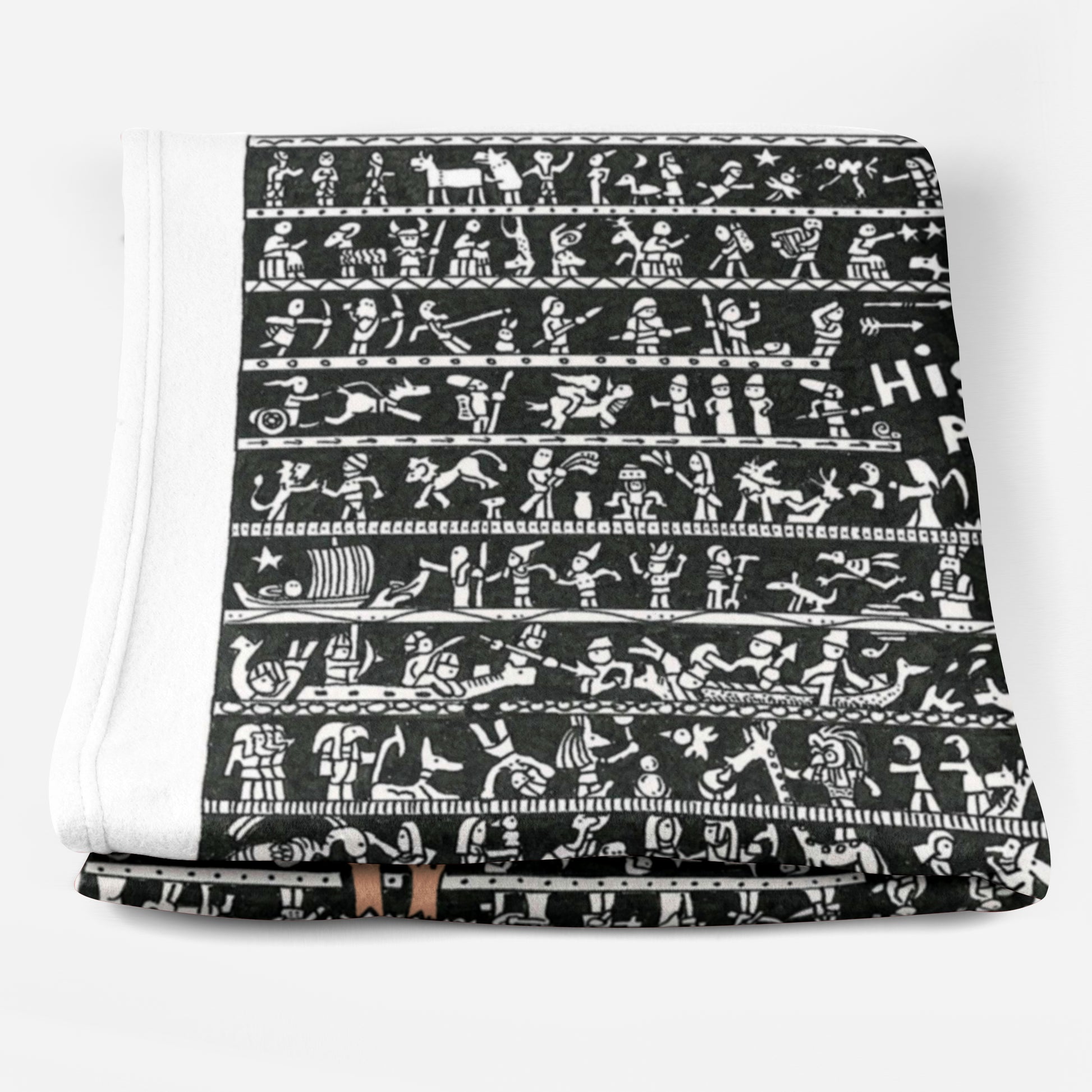 History Fleece Blanket - The Tiny Art Co