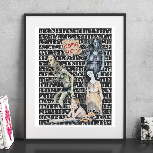 Horror (Come Home) Fine Art Print - The Tiny Art Co