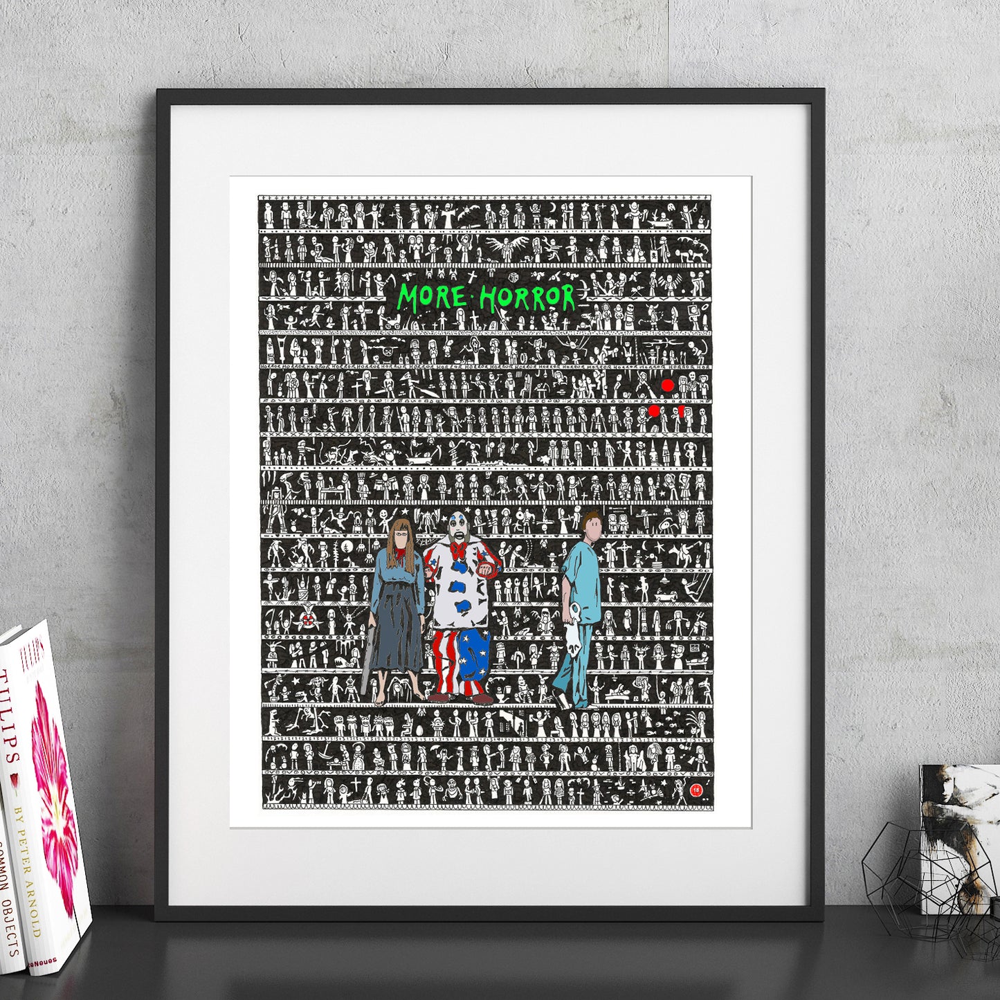 More Horror Fine Art Print - The Tiny Art Co