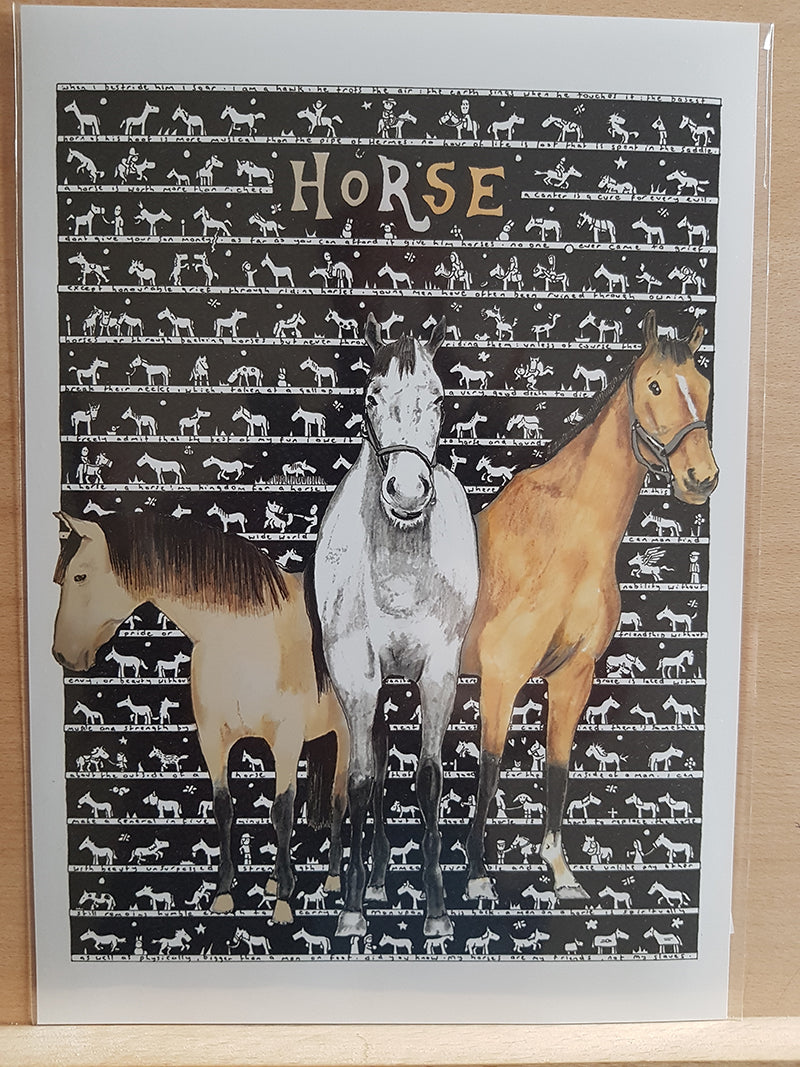 Horse Test Print - The Tiny Art Co