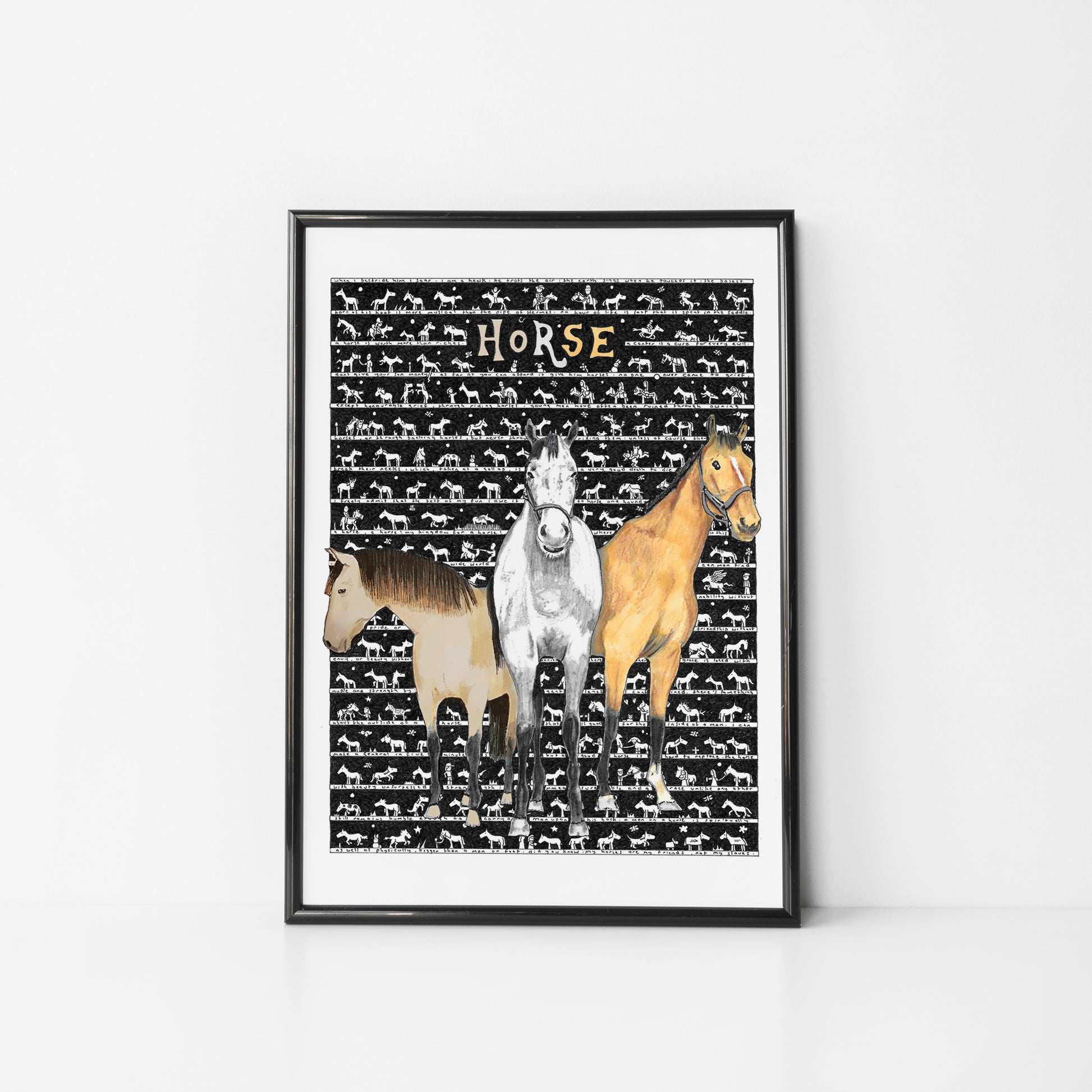 Horse Standard Print - The Tiny Art Co