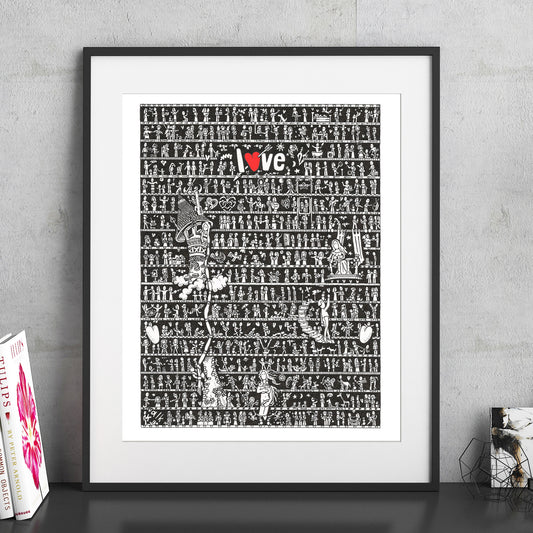 Love Fine Art Print - The Tiny Art Co