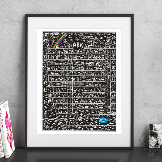 Noahs Ark Fine Art Print - The Tiny Art Co