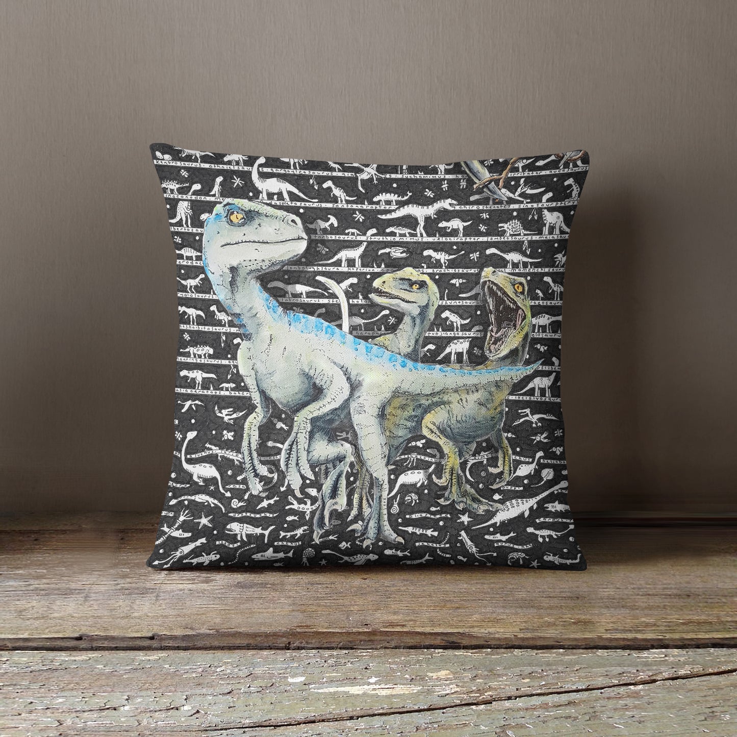 Raptor Cushion - The Tiny Art Co