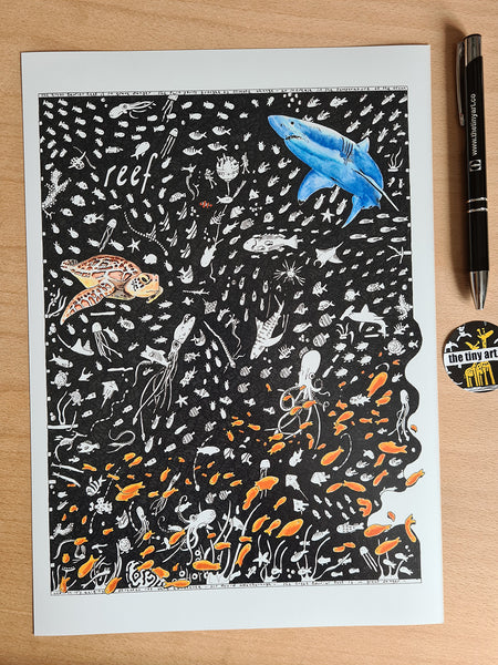 Reef Standard Print - The Tiny Art Co